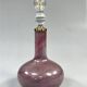 Vintage Danish Table Lamp, Purple Glass, Holmegaard Troll 2