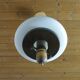 Vintage Lantern Pendant Light | Mid Century Opaline Glass Chandelier