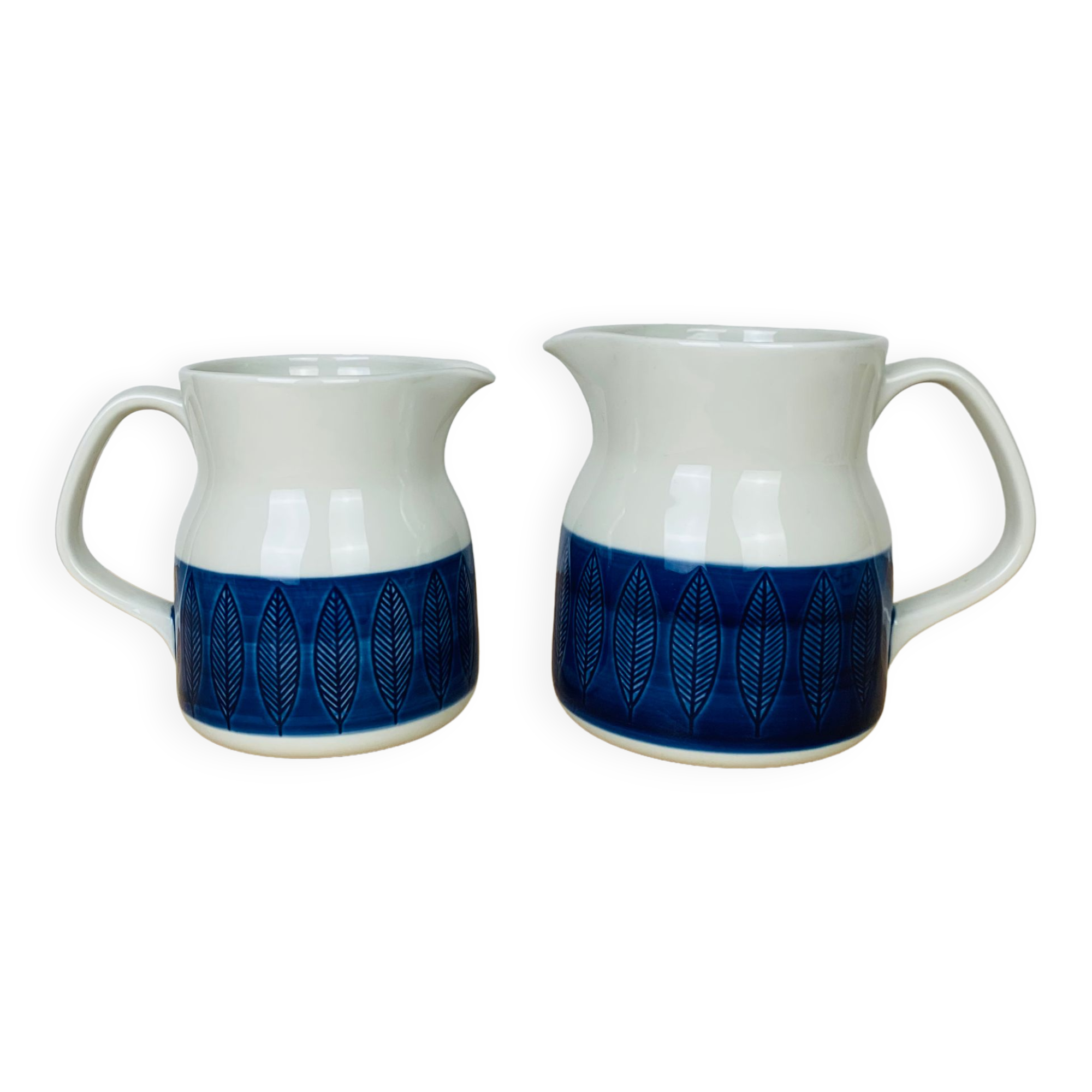2 Koka ceramic jugs by Rörstrand Sweden, Scandinavian