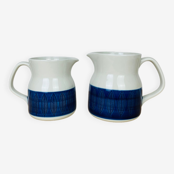 2 Koka ceramic jugs by Rörstrand Sweden, Scandinavian