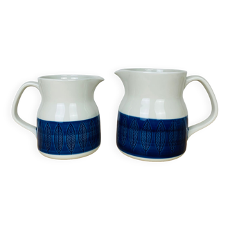 2 Koka ceramic jugs by Rörstrand Sweden, Scandinavian