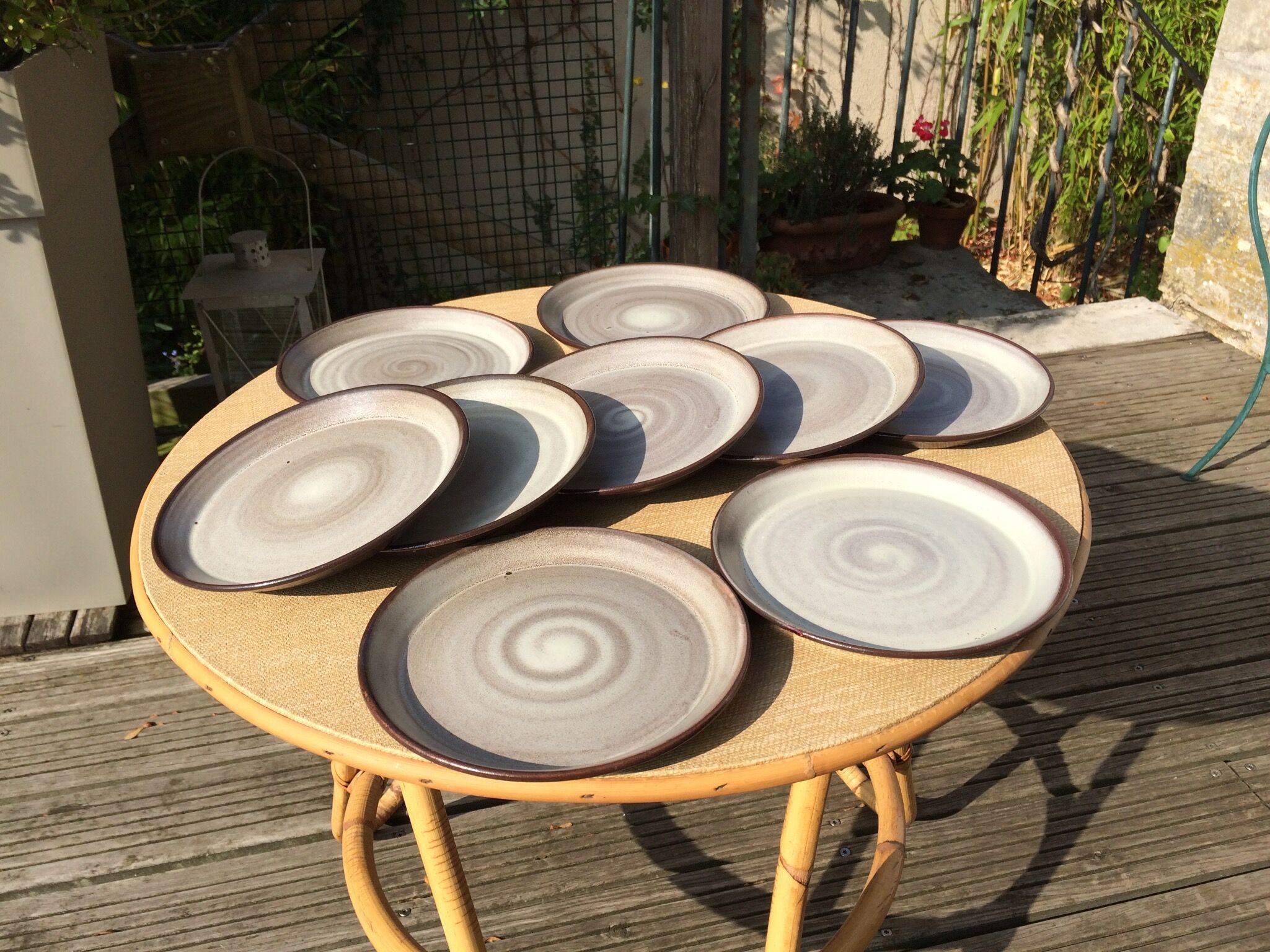 9-sandstone dessert plates