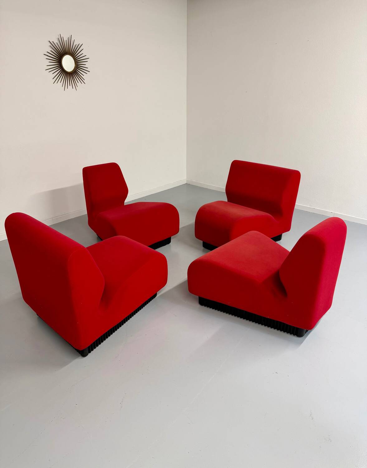 Modular design canapé Don Chadwick / Herman Miller vintage red