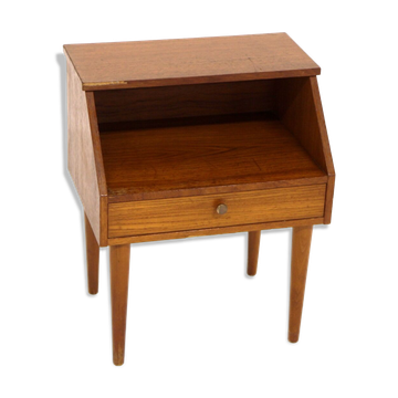 Table de chevet en teck Suède 1960