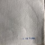 Drap ancien en lin gansé