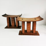 Ashanti-Akan Stools, Gahana, 1950s