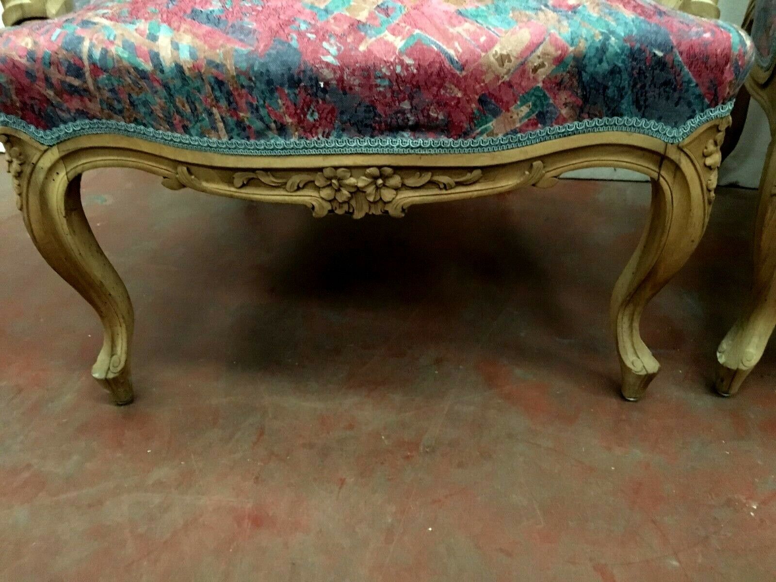 Louis XV-style armchairs