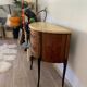 Small Louis XV style half-moon chest of drawers
