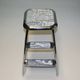Swedish midcentury step stool Stockholm of chromed steel by Awab 1950s