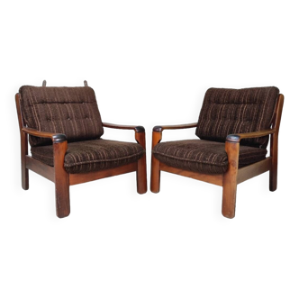 Pair of Scandinavian armchairs
