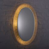 Miroir lumineux résine acrylique 1970’s