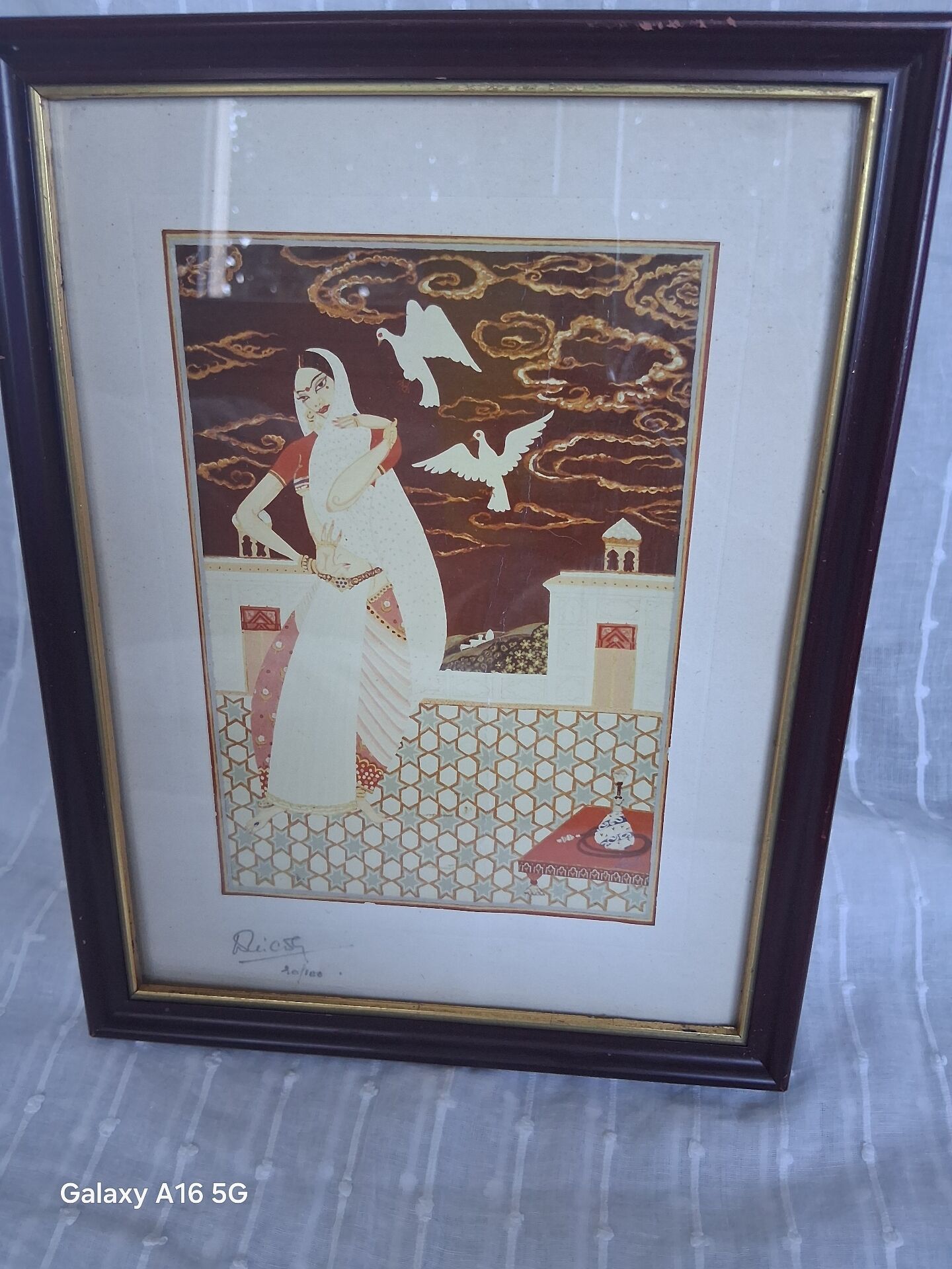 Framed Art Deco print (1920s)