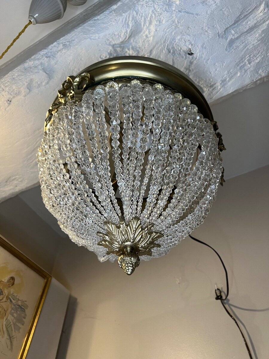 Basket ceiling light