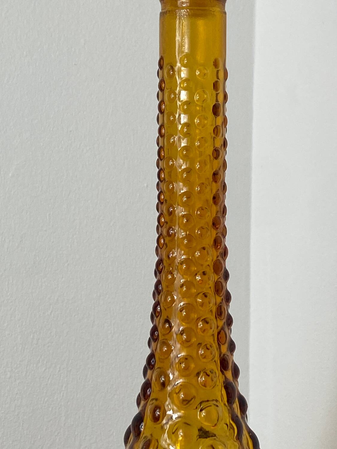 Polished glass carafe