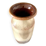 PRODUCT POP UP CHRISTMAS 2022 - W. Germany vase in brown glazed ceramic