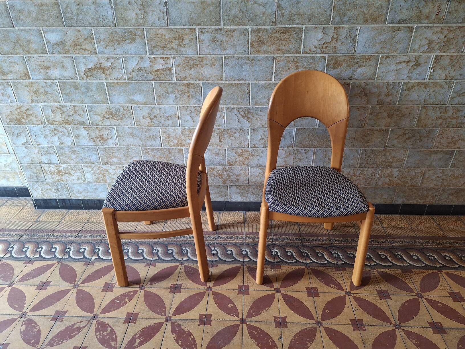 Pair of Danish 'Morten' dining chairs designed by Niels Koefoed
