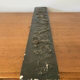 Bas Relief Ancien Chérubins Style Claude Michel Clodion Plâtre Vert