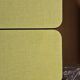 Table année 1960 en formica jaune