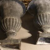 Pair of Medici cast iron vases