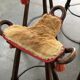 Vintage Brutalist Marbella stool by Sergio Rodrigues, 1970s