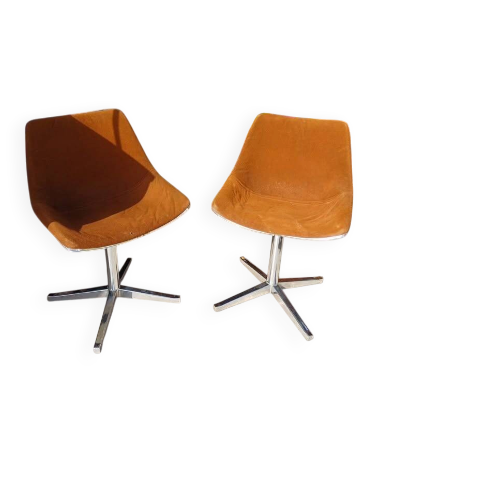 Rare pair of chairs lafargue - 70's design