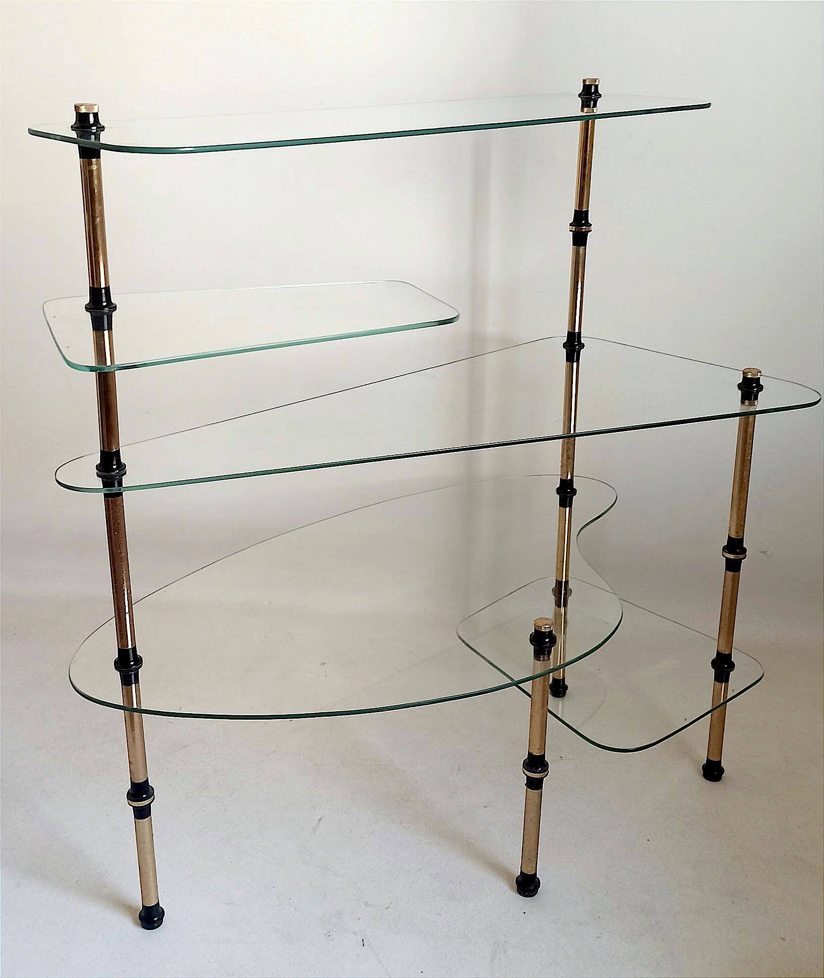 Étagère vitrée Années 50  Largeur 82 cm