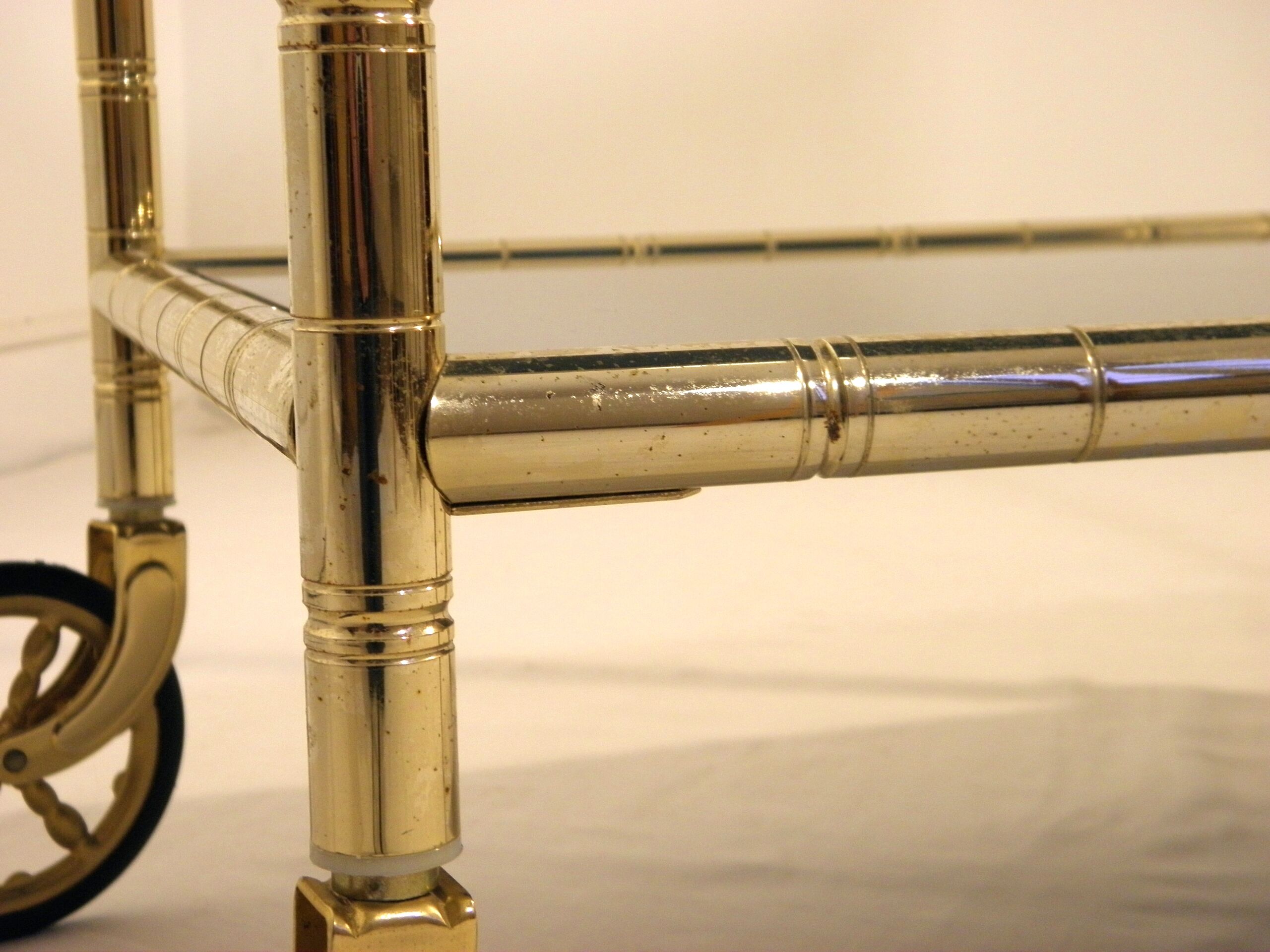 Wheelchair service Golden brass.