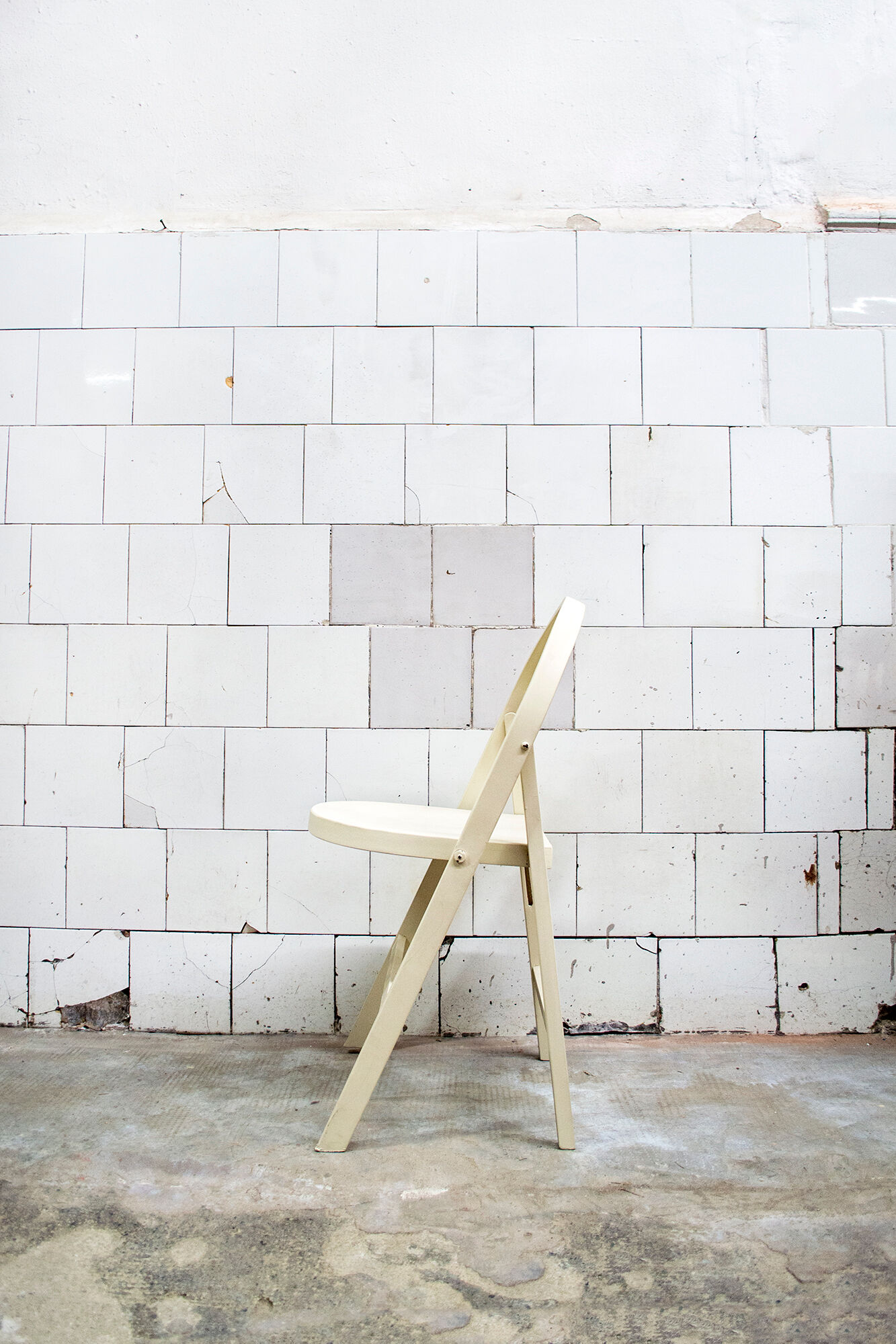 Pair of folding chairs, Poland 70s