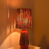 Atmospheric table lamp upcycled from Übelacker ceramic vase.