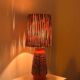 Upcycled ambient table lamp made from a Übelacker ceramic vase.