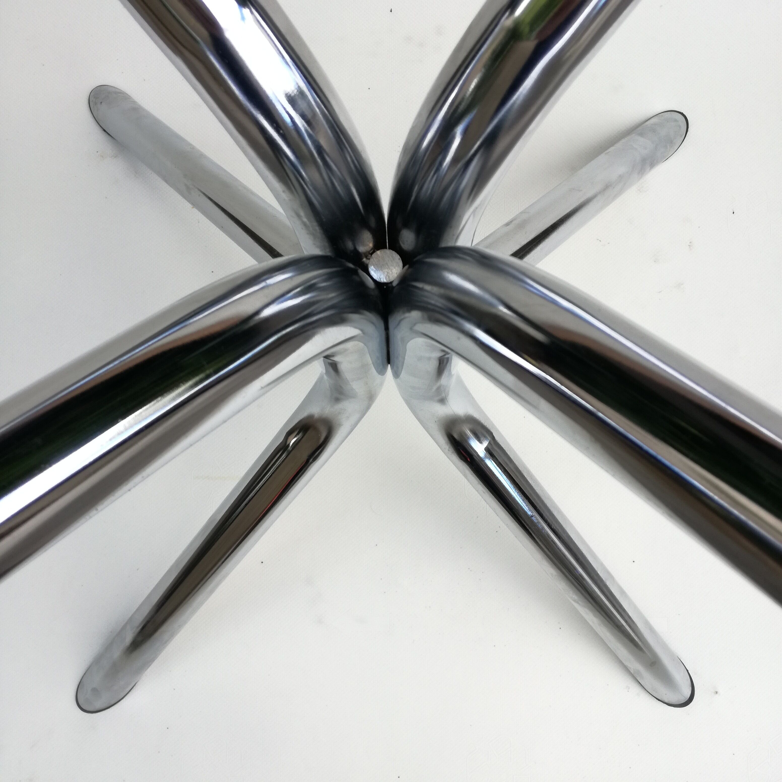 Smoked glass round table - Ø118