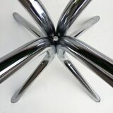 Smoked glass round table - Ø118