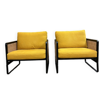 Lot de deux fauteuils cannage Red édition