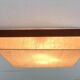 Mid-Century Minimalist Cocoon Ceiling Lamp in Teak, 1960s