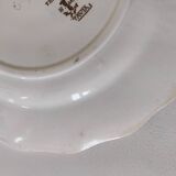 Sanejouand & Graves Clairefontaine plate, polychrome Tavia decoration