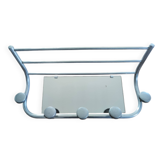 50s aluminum coat rack