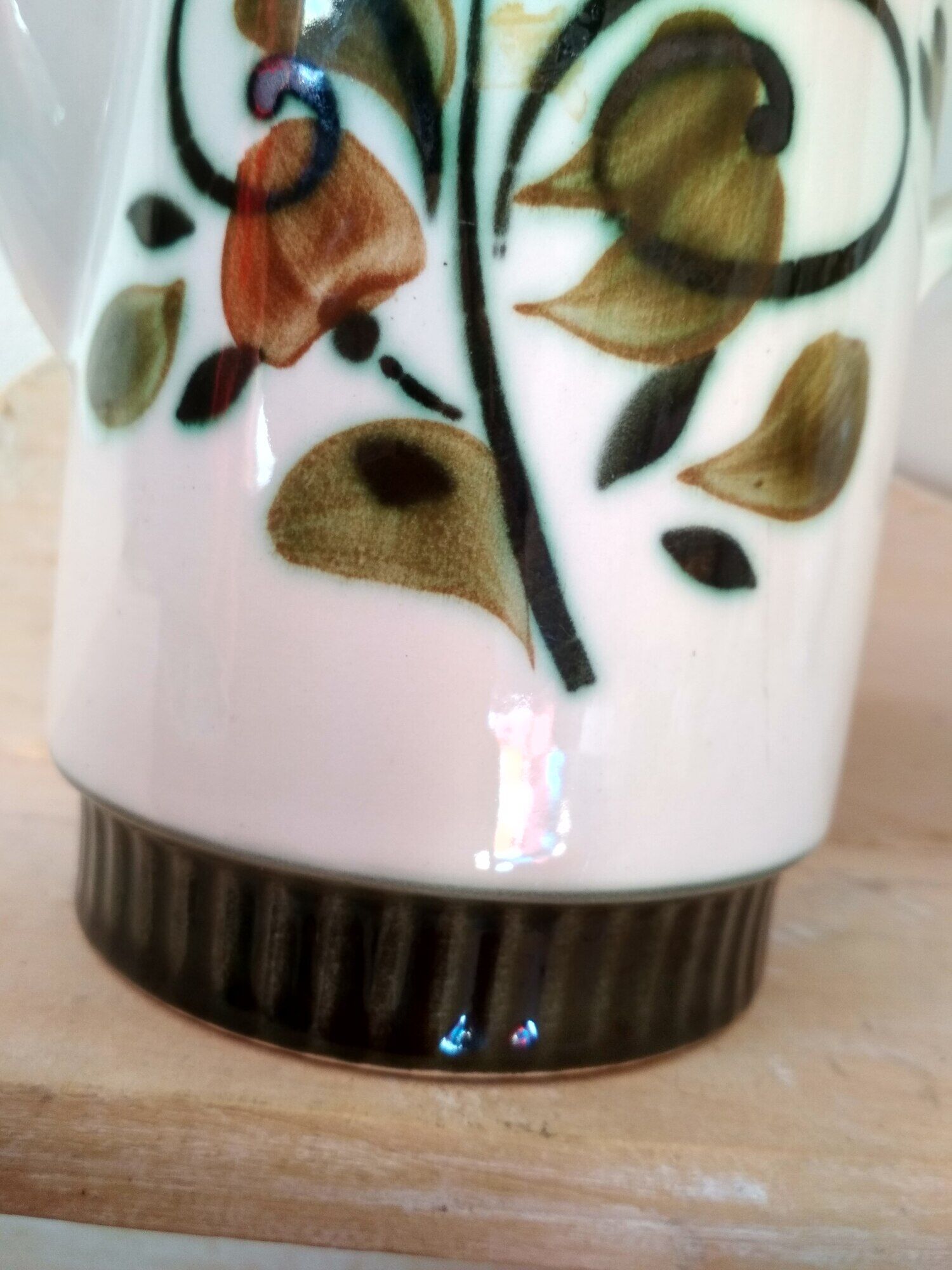 Teapot porcelain Boch La Louvière, Belgium "Argenteuil" year 1960