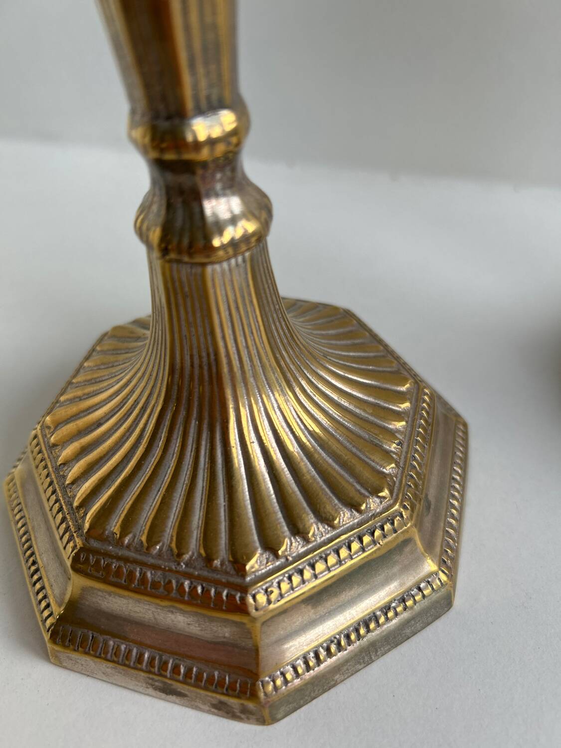 Pair of Louis XVI style candlesticks