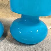 Paire de lampes vintage Ikéa Lykta bleues