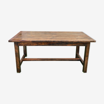 Table de ferme en bois 160x77