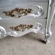 Commode style louis XV argente 3 tiroirs