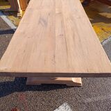 Solid oak monastery table
