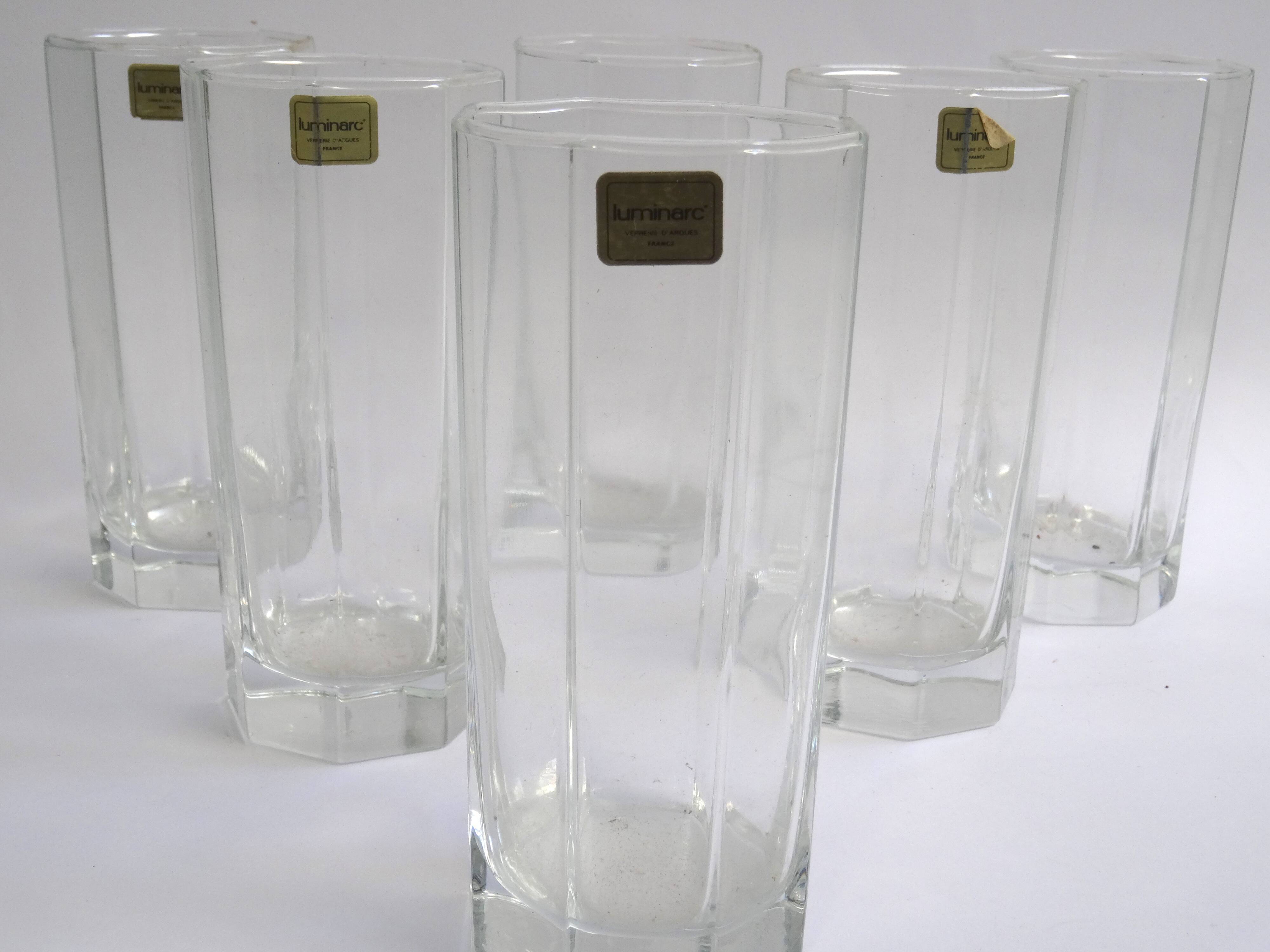 6 glasses water Luminarc Octime