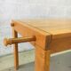 Solid elm dining table