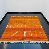 Handmade wool Berber rug 3 x 2 m