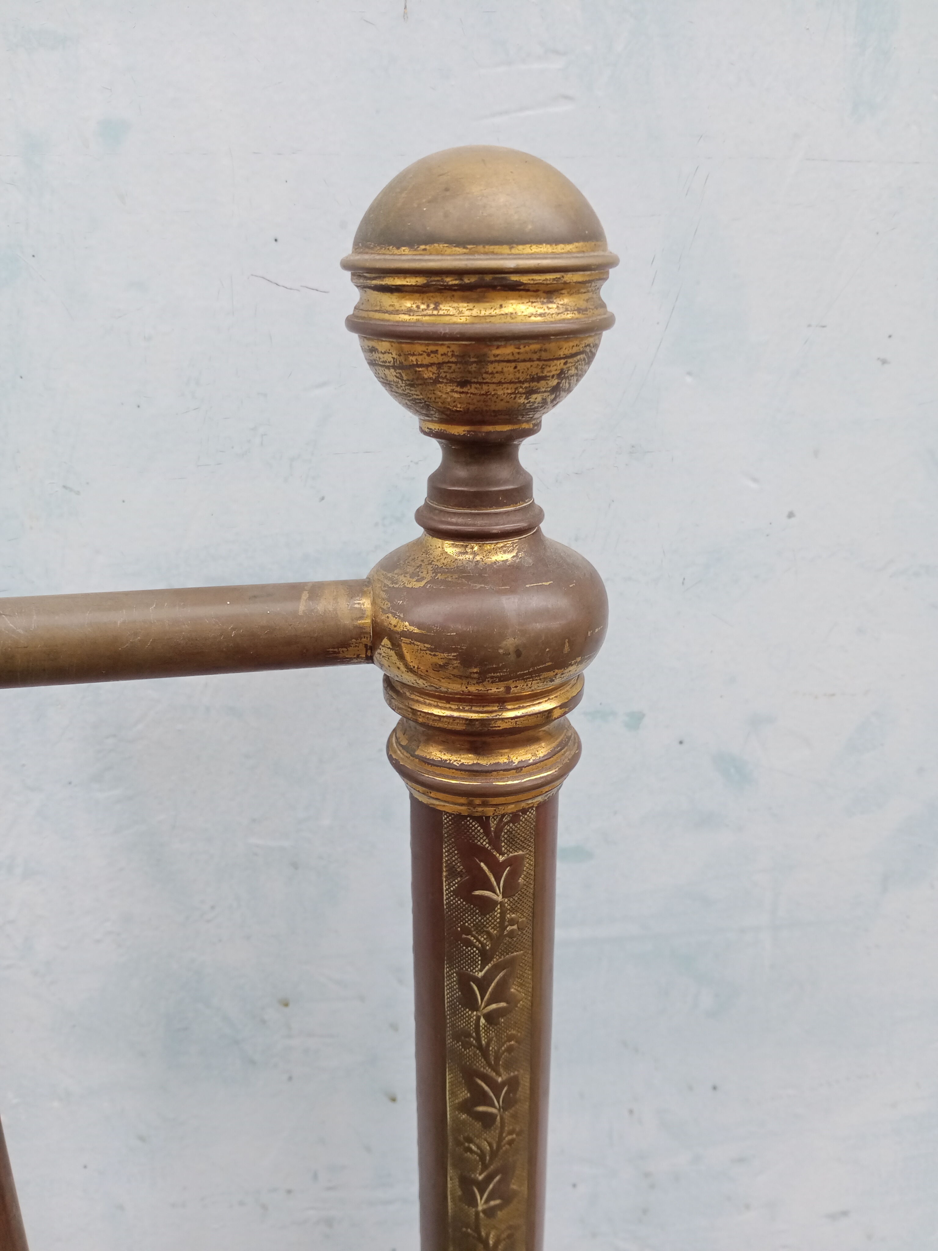 Brass bed