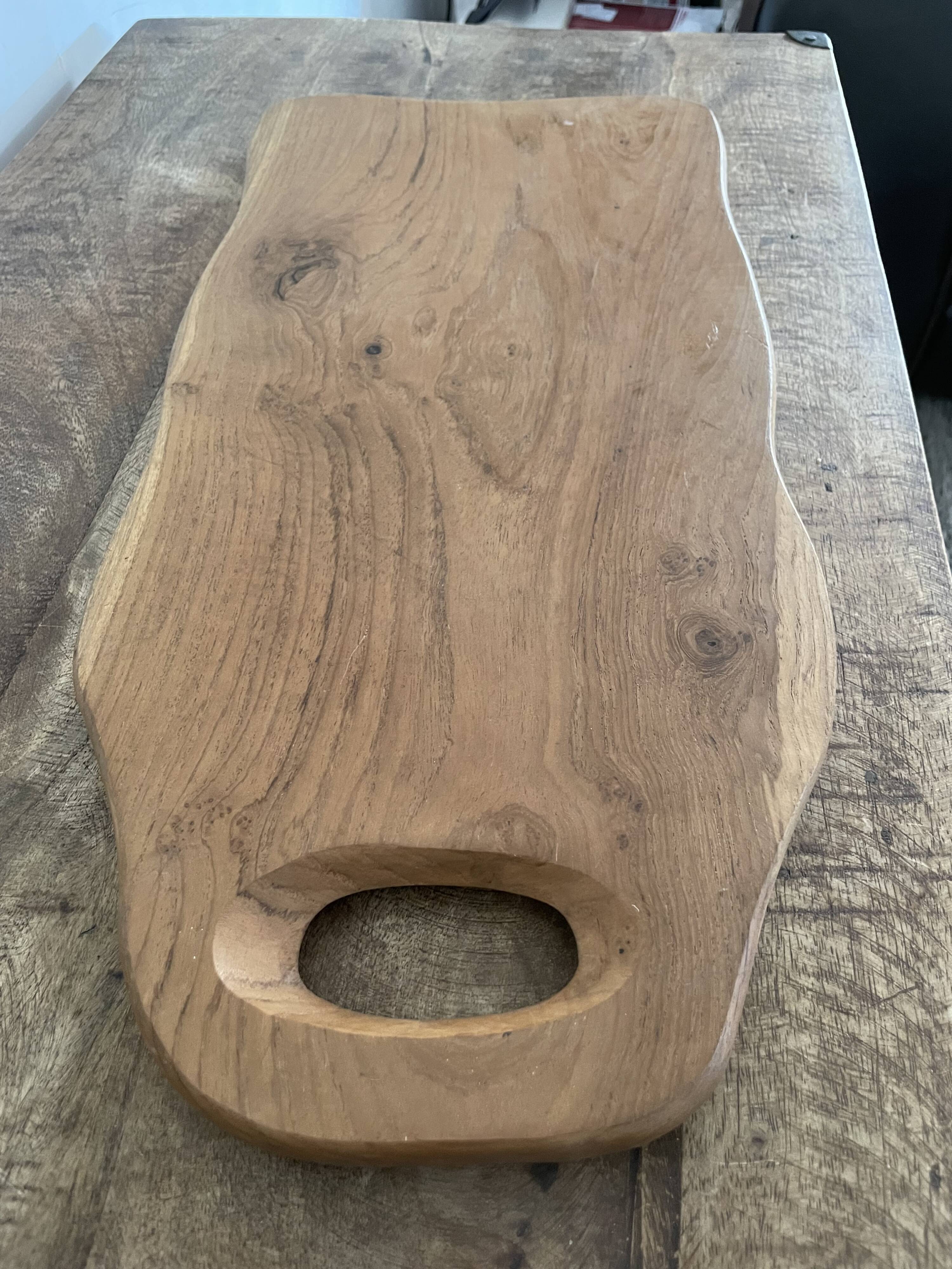 Aperitif board in noble wood