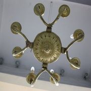 Louis XVI style gilt bronze chandelier