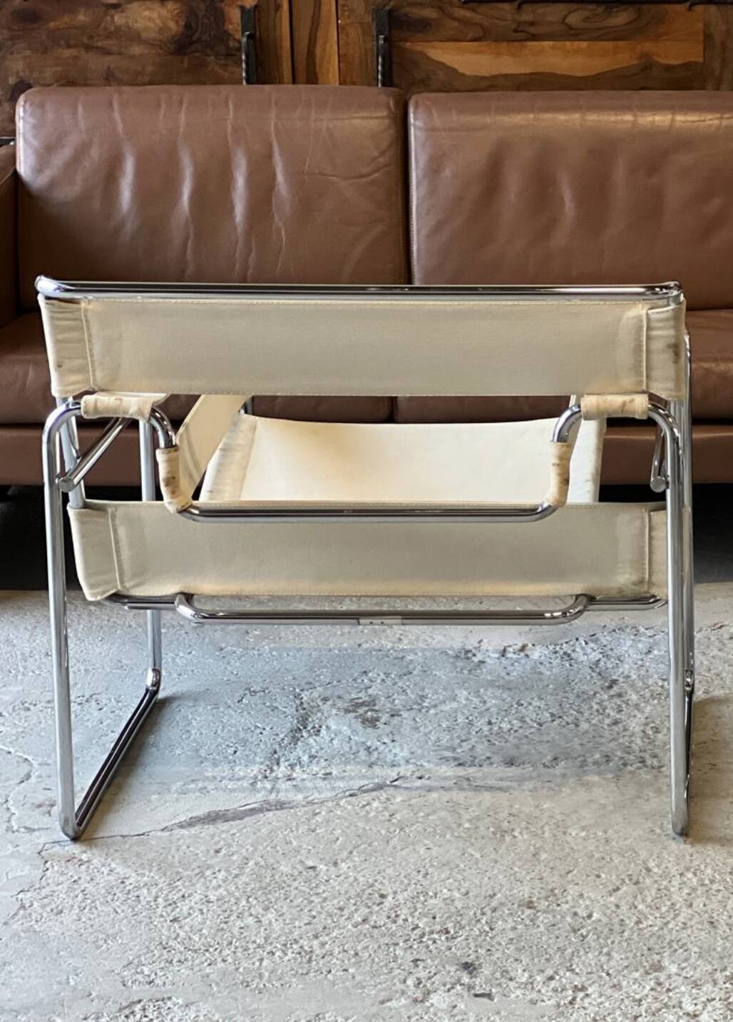 Wassily armchair in Gavina edition canvas