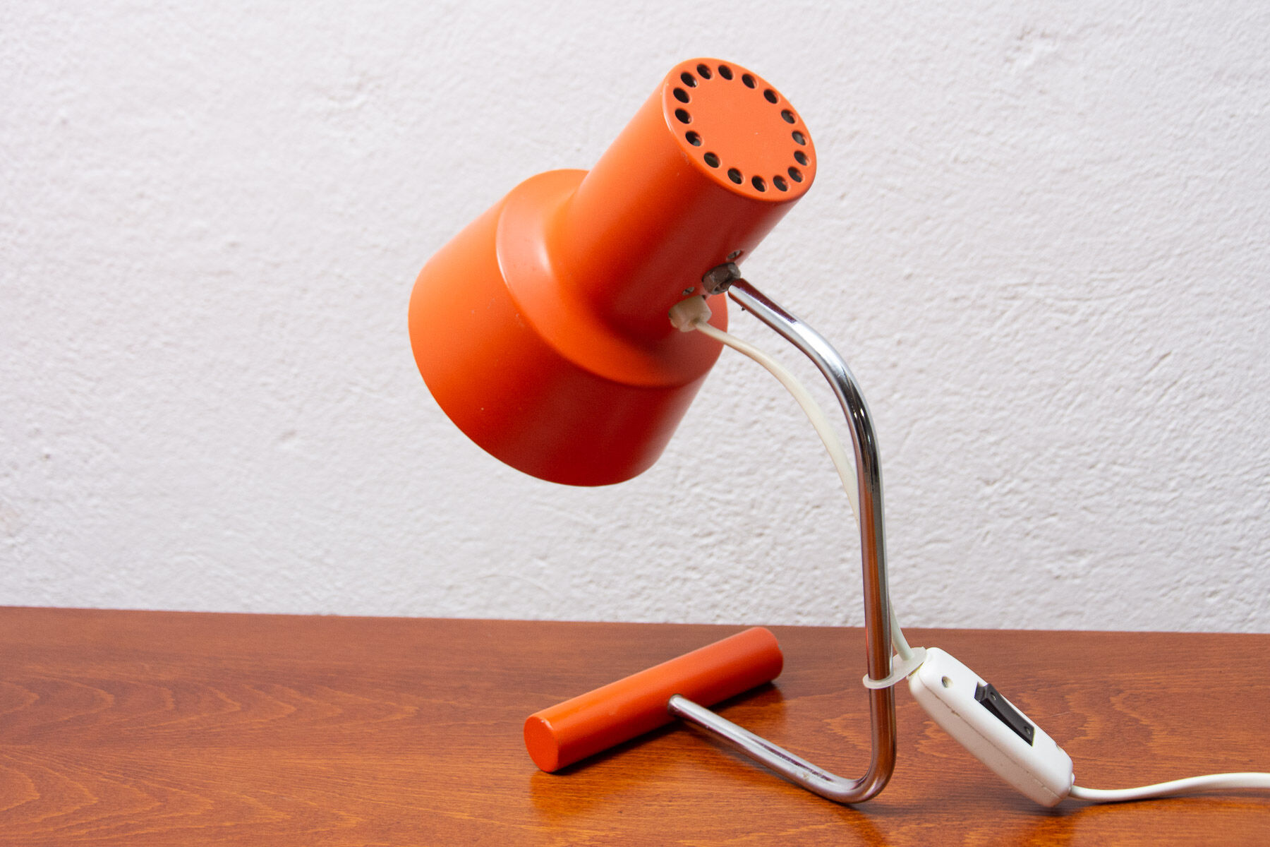Mid century adjustable desk lamp by Josef Hurka for Napako, Czechoslovakia